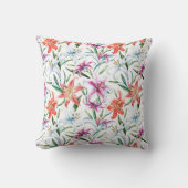 Lillyの枕(白い) クッション (正面)