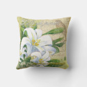 Lillyの白い装飾用クッション クッション (裏面)