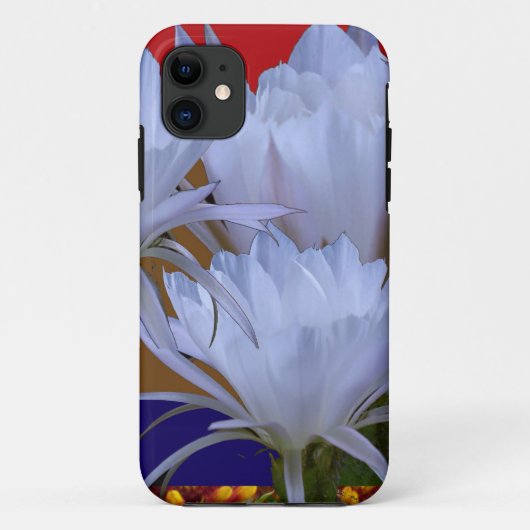 Lillyの野生の白い花:  自然のすばらしい世界 Case-Mate iPhoneケース (裏面)