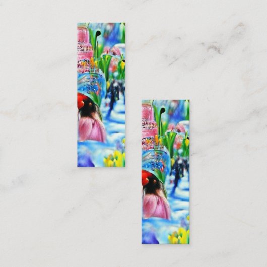 Lillyブックマーク スキニー名刺 (正面/裏面)