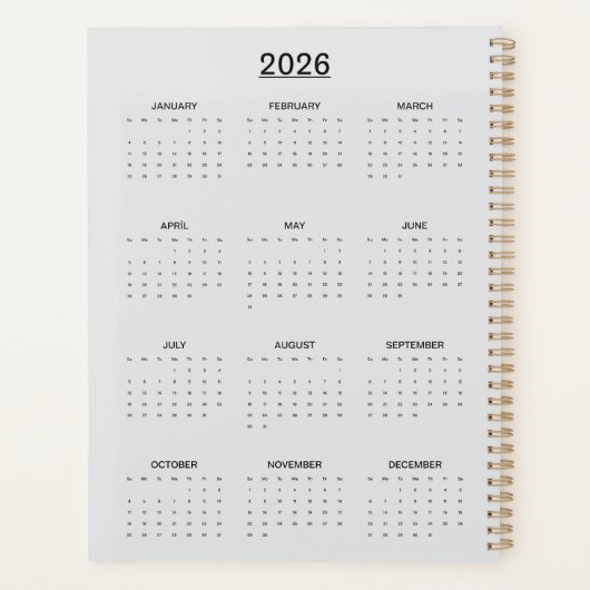 Lilly  プランナー手帳 (裏面)