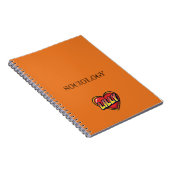 Lilly Heart Orange ノートブック (右側)