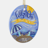 Lilly in the City - Spring Lake, NJ - Ornament セラミックオーナメント (右)