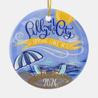 Lilly in the City - Spring Lake, NJ - Ornament セラミックオーナメント