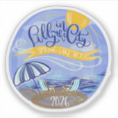 Lilly in the City - Spring Lake, NJ - Sticker シール (正面)