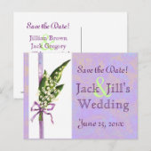 LILLY of the Valley SAVE THE DATEポストカード 案内ポストカード (正面/裏面)