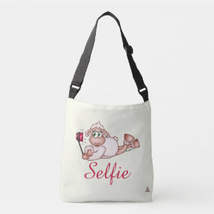 Lilly Selfieを取っているヒツジ クロスボディバッグ