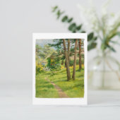 Lilly Walther「夏の風景」絵を描ズ ポストカード (スタンド正面)