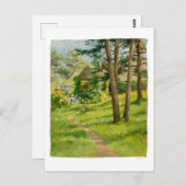 Lilly Walther「夏の風景」絵を描ズ ポストカード (正面/裏面)