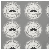 Lil'Man Black Mustache誕生レコードの状態 ファブリック (見本)