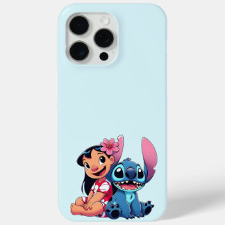LiloとStitch Tropicalおもしろい: iPhone 15 Pro Maxケース