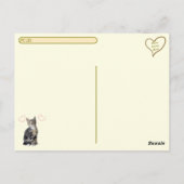 Lilo Cat主演の交配後のラブ引用文 ポストカード (裏面)