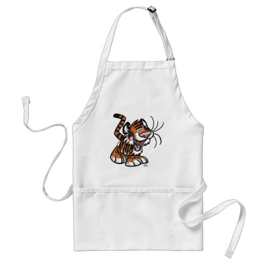 Lil'Tiger Tシャツ料理エプロン スタンダードエプロン (正面)