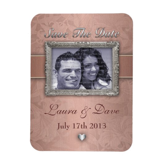 LILYの結婚固定 – 銅 マグネット (縦)