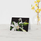 Lilyコレクシ芸術的ョン – グリーティングカード (黄色い花)