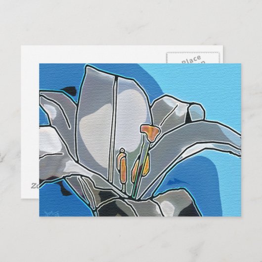 Lilyデジタルアートカード ポストカード (正面/裏面)