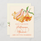 Lilyベル素晴らしアート日付はがきを保存 案内ポストカード (正面/裏面)