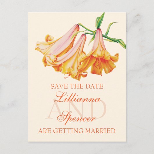 Lilyベル素晴らしアート日付はがきを保存 案内ポストカード (正面)