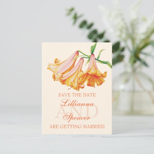 Lilyベル素晴らしアート日付はがきを保存 案内ポストカード (スタンド正面)