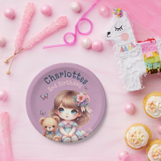 Lily ペーパープレート (パーティー)