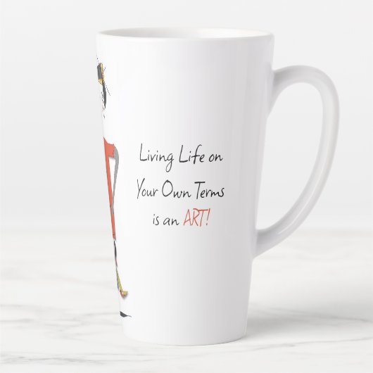 'Lily' – 自分の条件でライブラテマグ カフェラテマグ (右)