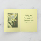 Lily 3482カード(任意の大事な行事用カスタマイズ) カード (内部)