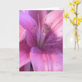 Lily All Purpose Greeting Card カード (黄色い花)