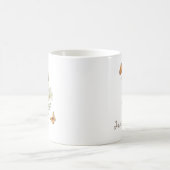 Lily Birth Month Flower コーヒーマグカップ (中央)