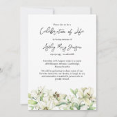 Lily Celebration of Life Funeral 招待状 (正面)