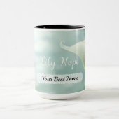 Lily Hope Curve Mug Custom マグカップ (中央)