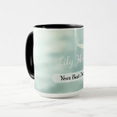 Lily Hope Curve Mug Custom マグカップ (正面左)