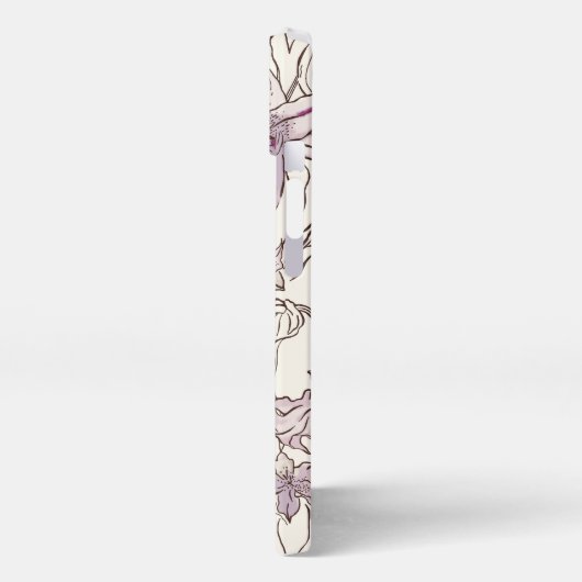 Lily iPhoneカバー iPhoneケース (左側面)