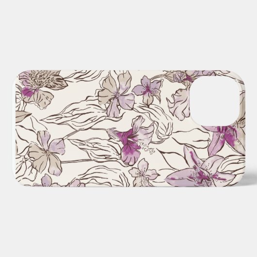 Lily iPhoneカバー iPhoneケース (裏面横)