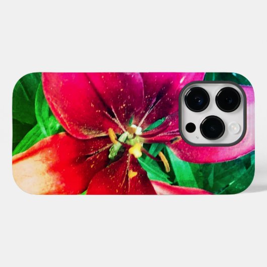 "Lily" iPhone / iPadケース Case-Mate iPhoneケース (裏面 (横))