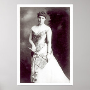 Lily Langtry（1853年～1929年）はHaymarkで演奏 ポスター