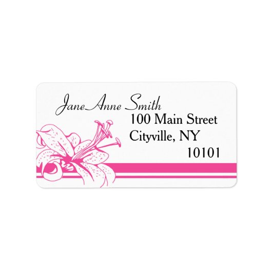 Lily & Lanternのコレクシ結婚ョン、リターンラベル1 ラベル (正面)