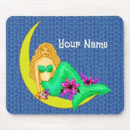 Lily Moon Mermaid mousepad マウスパッド (正面)