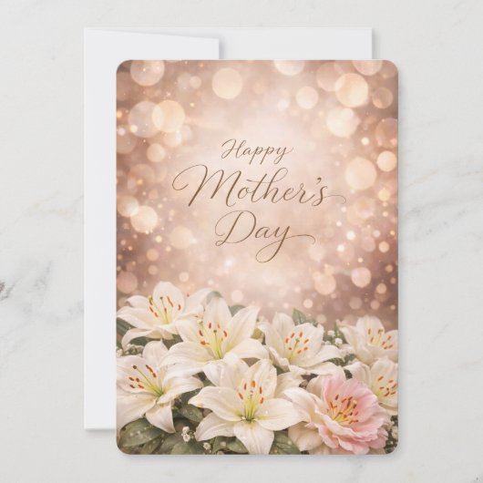 Lily Mother’s Day Greeting Design シーズンカード (正面)