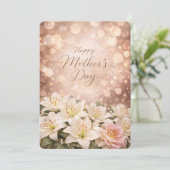 Lily Mother’s Day Greeting Design シーズンカード (スタンド正面)