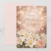 Lily Mother’s Day Greeting Design シーズンカード (正面/裏面)