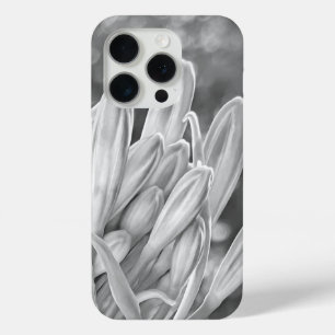 Lily of the Nile Close Up Black & White iPhone 15 Proケース