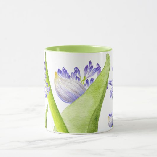 Lily of the Nile on a Combo Mug - (VII) マグカップ (中央)