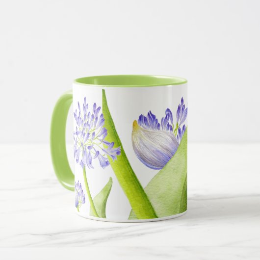 Lily of the Nile on a Combo Mug - (VII) マグカップ (正面左)