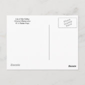 Lily of the Valleyポストカード ポストカード (裏面)