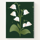 Lily of the Valley パーソナライズされた Spiral Notebook ノートブック (裏面)