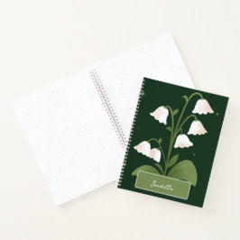 Lily of the Valley パーソナライズされた Spiral Notebook ノートブック