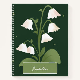 Lily of the Valley パーソナライズされた Spiral Notebook ノートブック