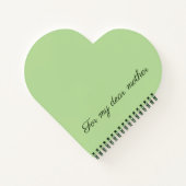 Lily of the valley、パーソナライズ ノートブック (裏面)