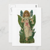 「Lily of the Valley」ヴィンテージはがき ポストカード (正面/裏面)