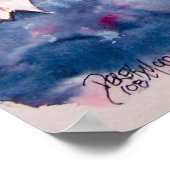 lily_of_the_valley_2花水カラープリント ポスター (角)